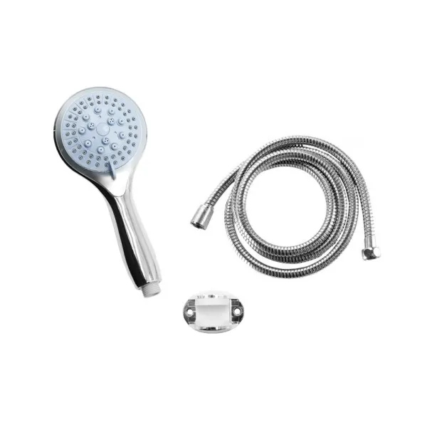 Τηλέφωνο Ντουζ 25cm με Σπιράλ ΟΕΜ Ασημί