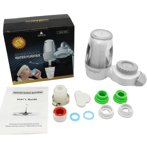 Φίλτρο Νερού Βρύσης Με Ενεργό Άνθρακα ZSW-050 Λευκό