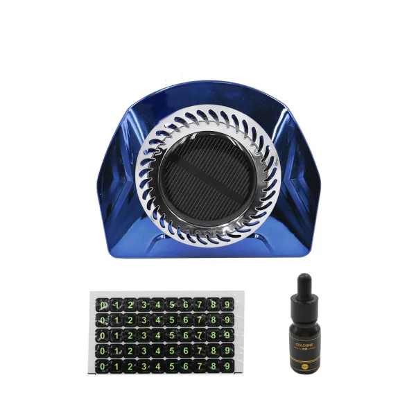 Ηλιακό Περιστρεφόμενο Αρωματικό Αυτοκινήτου CX-48 Μπλε