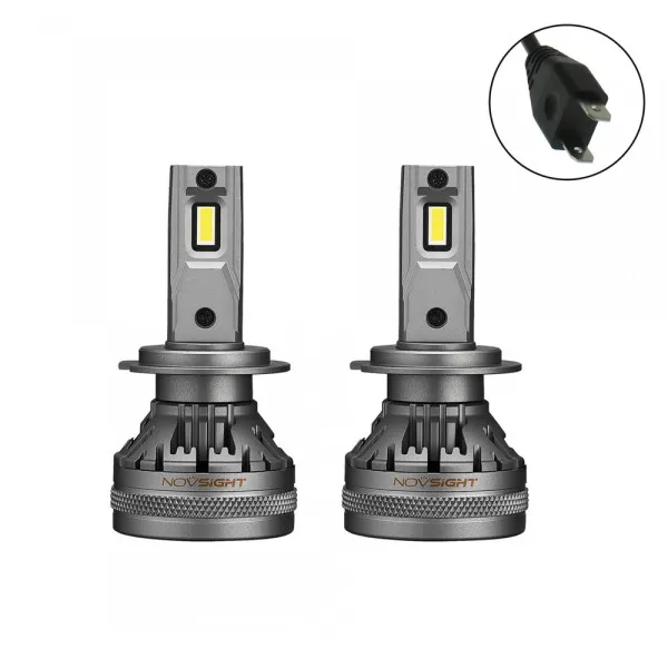 Led Λάμπες Αυτοκινήτου - Μηχανής H7 12V-24V 120W 6500K 22000LM A500 N37 H7 NOVSIGHT 2 τμχ