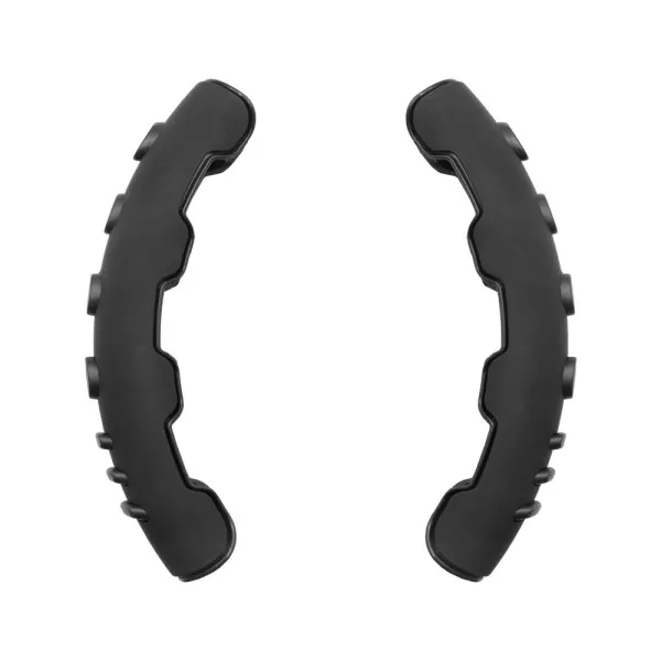 Προστατευτικά Καπάκια - Καλύμματα Τιμονιού με Αντιολισθητικά Pads Carbon Fiber Μαύρα