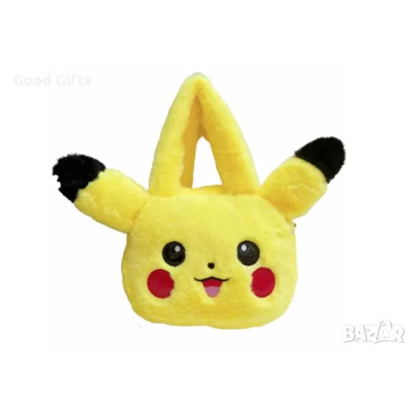 Pokemon Pikachu Παιδική Λούτρινη Τσάντα Ώμου Χιαστί 0723-5-1  Κίτρινο
