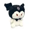 Λούτρινο Sanrio Kuromi Hello Kitty 20cm 1440-1360-4 Μαύρο