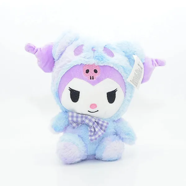 Λούτρινο Sanrio Kuromi Hello Kitty 22cm 1440-195-1 Μωβ