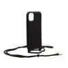TECHNOVO LACE SILICONE CASE APPLE IPHONE 14 PRO MAX 14PROMAXSI.BLACK