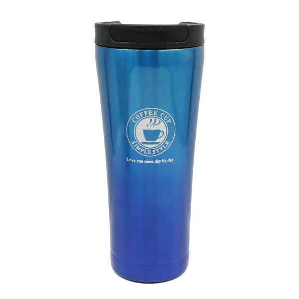 Ποτήρι Θερμός με Καπάκι Ασφαλείας 500ml JB-1715 Μπλε - Γαλάζιο