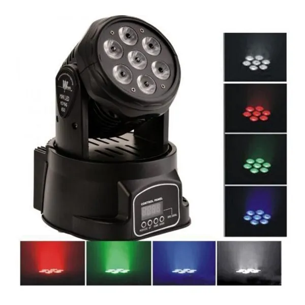 LED Φωτορυθμικό με Ρομποτική Κεφαλή Smart Rainbow RGBW Μαύρο 17959033