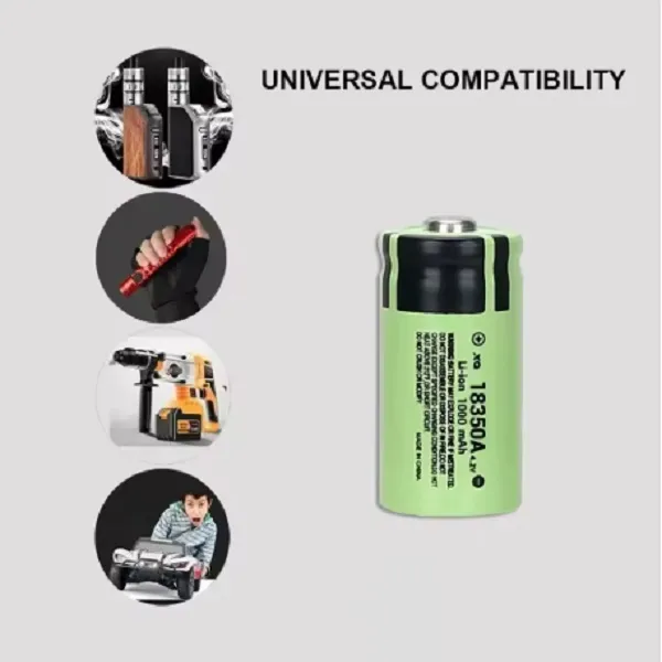 Μπαταρία 18350 4.2V 1000mAh 18610-1