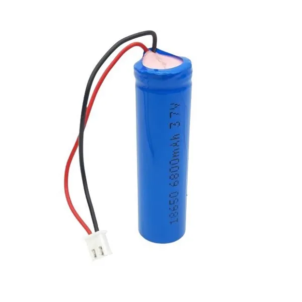 Μπαταρία λιθίου 18650 6800mAh 3.7V με XH2.54 2Pin Λευκή Πρίζα 18610-13