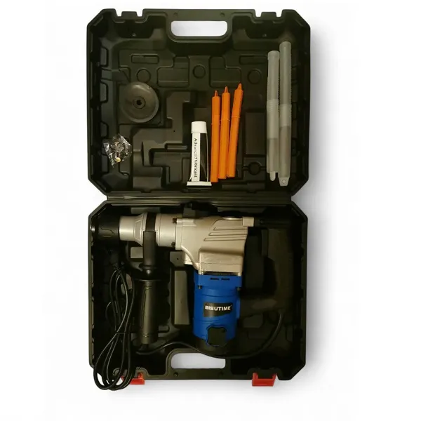 Ηλεκτρικό κρουστικό δράπανο 800W 220V 900rpm 26mm με 5 κεφαλές σε βαλιτσάκι μεταφοράς HL18668-264