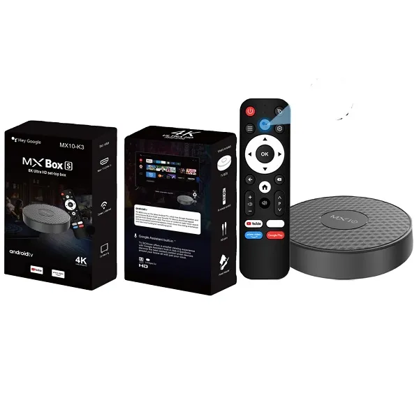 Αποκωδικοποιητής MX10 K3 Android 13.0 2G+16G H313 Dual Wifi HD 4K Network Media Player HL18668-291
