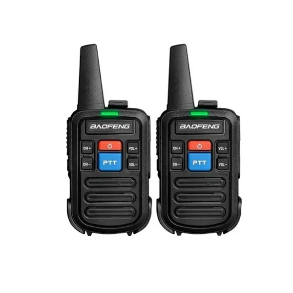Mini ασύρματος πομποδέκτης UHF/VHF 2W χωρίς οθόνη σετ 2τμχ HL18668-285