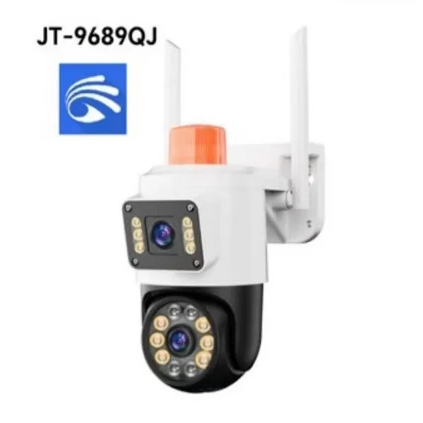 Διπλή κάμερα WiFi Jortan λευκό/μαύρο JT-9689QJ