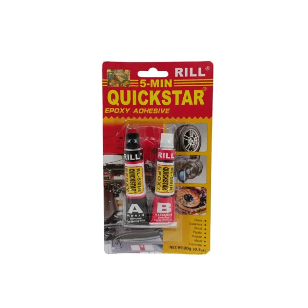 Σετ Ισχυρές Κόλλες Στιγμής 2τμχ 10gr RL-5MIN