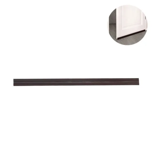 Πλαστικό Αεροστόπ Πόρτας - Αυτοκόλλητη Βέργα 1m σε Καφέ Χρώμα HYH-127