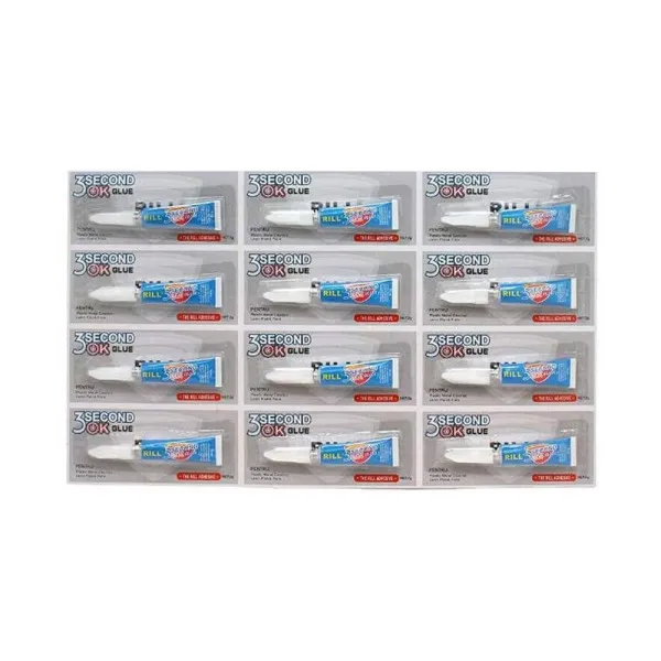 Σετ Υγρές Κατασκευαστικές Κόλλες Πολλαπλών Χρήσεων 12τμχ 3g