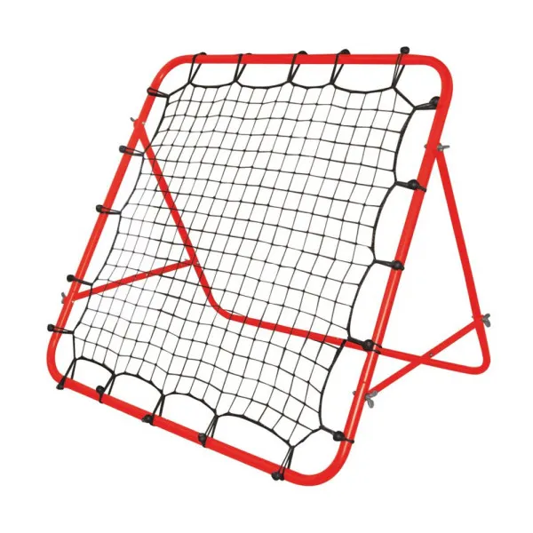 Σιδερένιο Παιδικό Τέρμα Ποδοσφαίρου με Δίχτυ 100x100 Κόκκινο HW-B0062