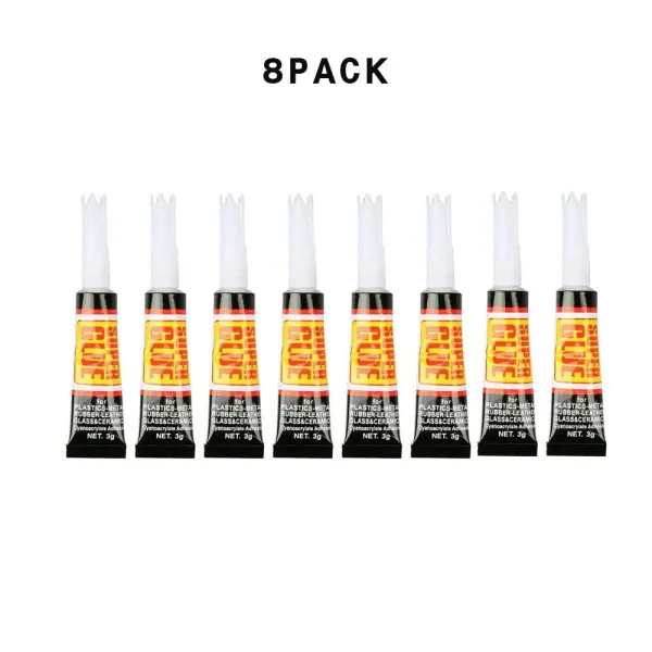 Κόλλα Στιγμής - Gel Κυανοακρυλική Super Glue 3gr Σετ 8τμχ RL-014