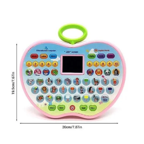 Φορητός Εκπαιδευτικό Υπολογιστής για Εκμάθηση Αγγλικών με Οθόνη Led Education Computer 2018 Ροζ