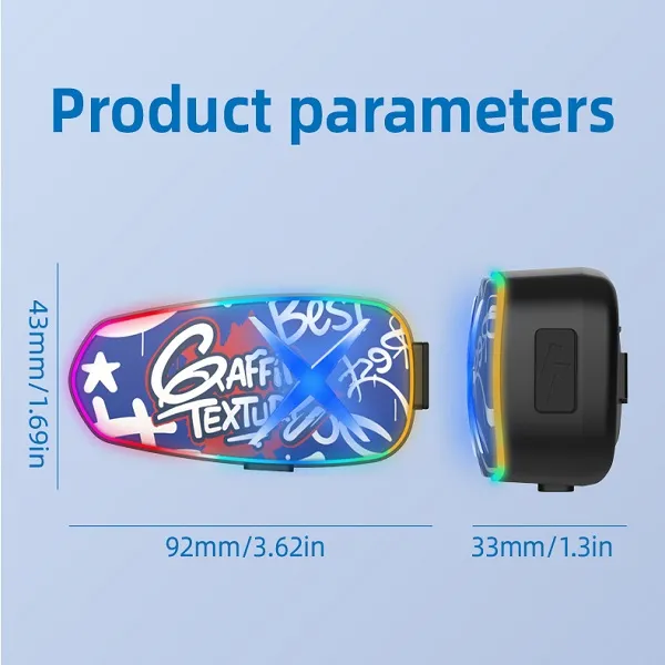 Ακουστικά Bluetooth για κράνος μοτοσικλέτας με γκράφιτι K15 BT6.0, μπαταρία 40 ωρών, IP65 XDK15