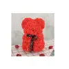 ΑΡΚΟΥΔΑΚΙ ΑΠΟ ΤΡΙΑΝΤΑΦΥΛΛΑ LOVE BEAR 25CM.ΚΟΚΚΙΝΟ