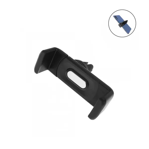 Βάση Στήριξης Κινητού Αυτοκινήτου για Αεραγωγό με Επεκτεινόμενο Βραχίονα Μαύρη