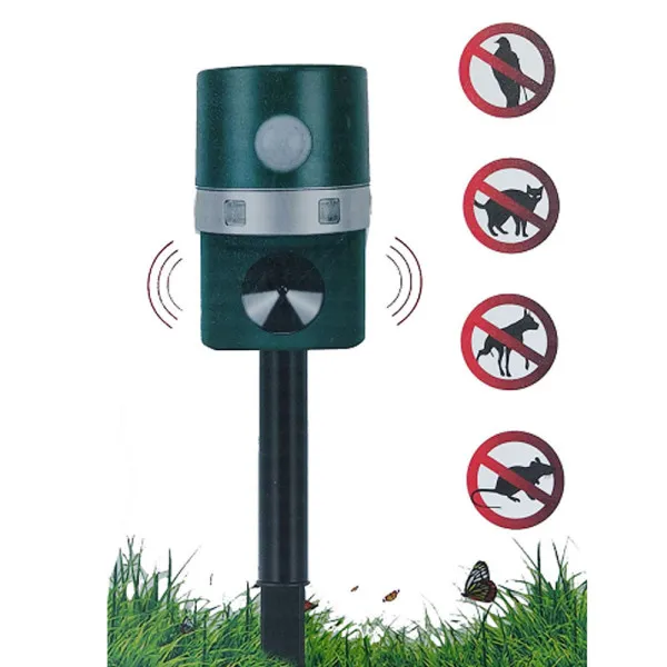 Ηλιακό Απωθητικό Φιδιών-Τρωκτικών-Γατών-Σκυλιών-Πτηνών με Αισθητήρα Κίνησης 0088 Πράσινο