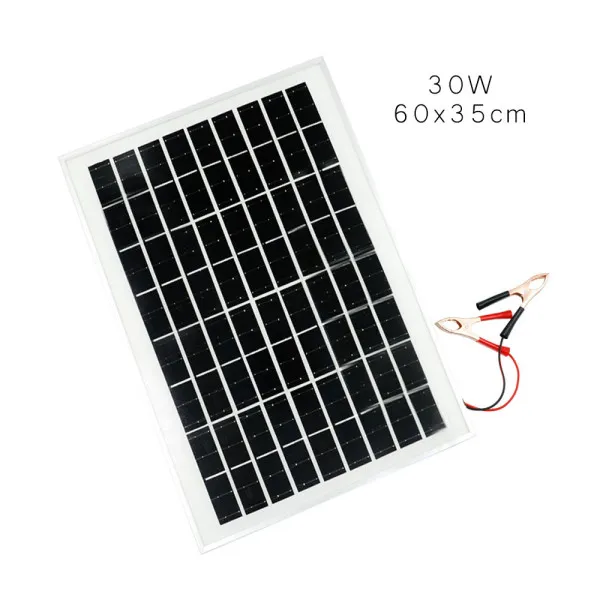 Μονοκρυσταλλικό Φωτοβολταϊκό Πάνελ 30W 12V - 17.49V