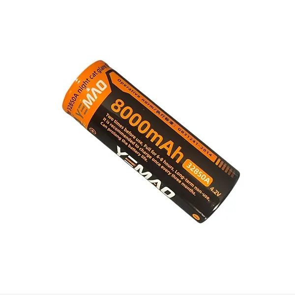Eπαναφορτιζόμενη μπαταρία 32850A 8000mAh 4.2 V ΥΜ-32850