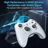 Wireless Gamepad White With Adapter Ασύρματο Χειριστήριο Άσπρο - PC / Xbox 360 Controller Άσπρο
