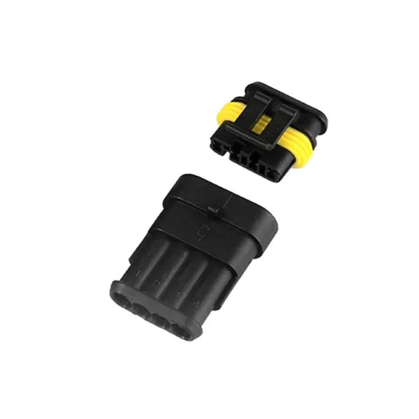 Αδιάβροχος Σύνδεσμος Καλωδίων 4 Pins