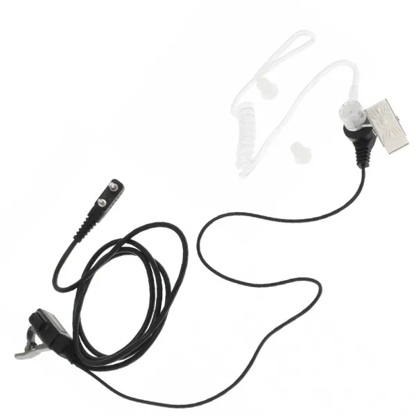 Ακουστικό Σπιράλ Ear Hook UHF/VHF με PTT Μικρόφωνο για Ασύρματο Πομποδέκτη BF-888/BF-777/BF-666S/BF-777S/BF-888S/UV-5R BAOFENG