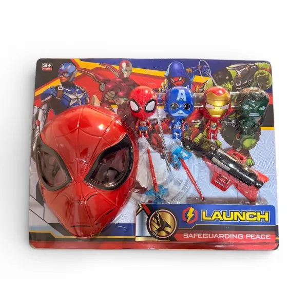 Σετ παιχνιδιού Avengers Spiderman με μάσκα & φιγούρες - 50456