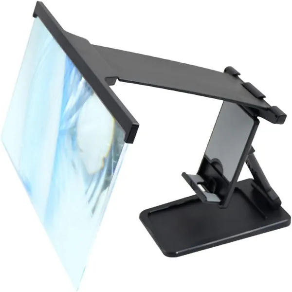 Συσκευή Μεγέθυνσης Οθόνης 12″ με Αποσπώμενη Βάση για το Κινητό Τηλέφωνο ZY-2424 Λευκό