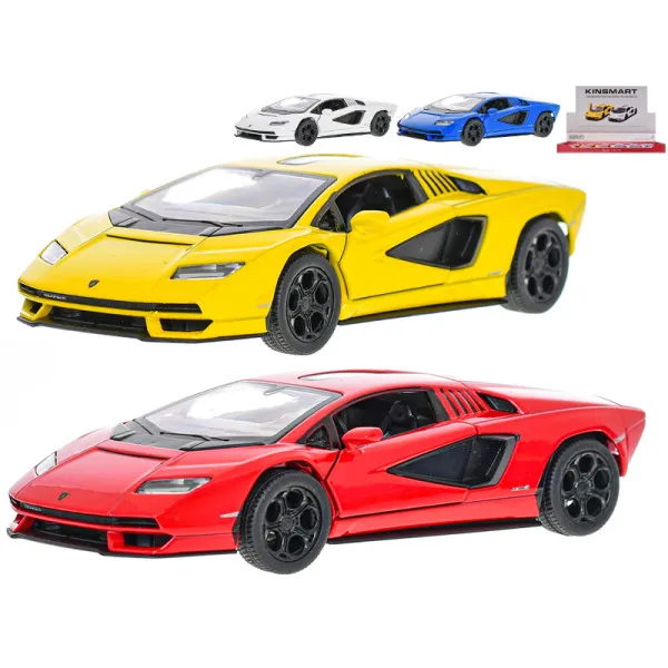 Kinsmart Lamborghini Countach LPI 800-4. Μεταλλικο αυτοκινητο. Κλιμακα 1:36. Σετ 12 τεμαχιων. 520284-NN