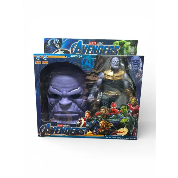 Σετ Φιγούρα Δράσης Avengers με Μάσκα & Φώτα/Ήχους - Thanos 24cm 5475D