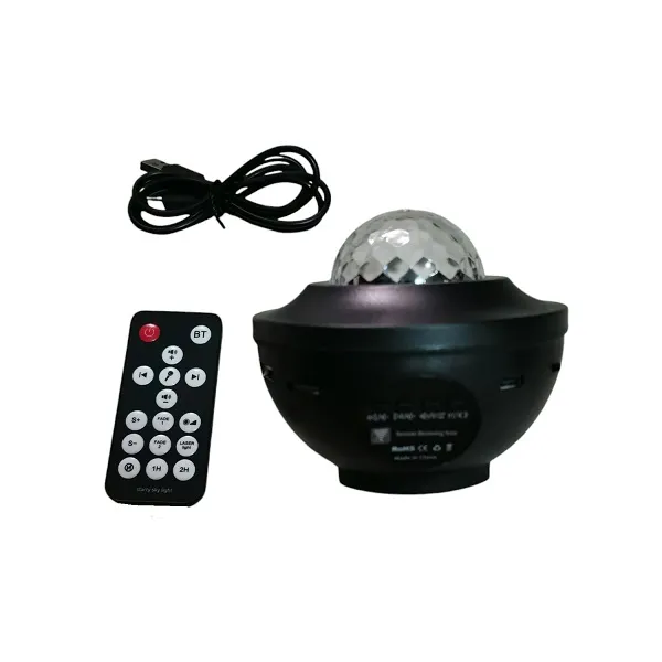 LED Προτζέκτορας Αστεριών με Ενσωματωμένο Ηχείο Bluetooth με χειριστήριο ZY-2408