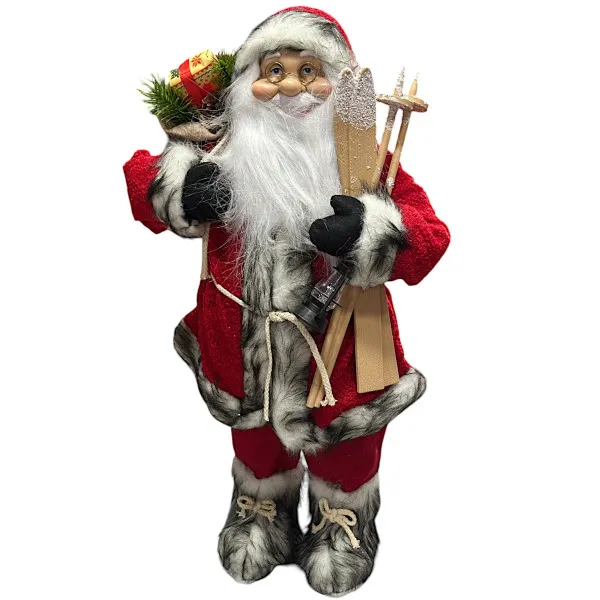Διακοσμητικός Χριστουγενιάτικος Άι Βασίλης Mohicans 65cm 6259-27