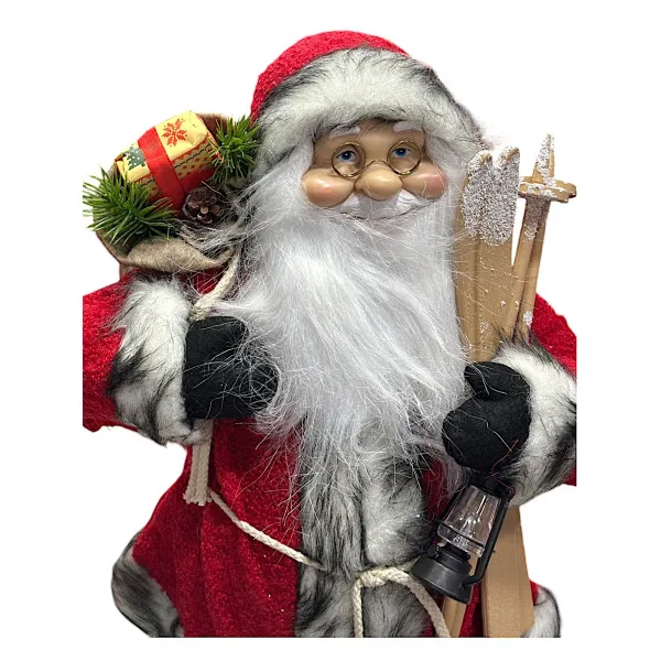 Διακοσμητικός Χριστουγενιάτικος Άι Βασίλης Mohicans 65cm 6259-27