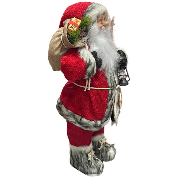 Διακοσμητικός Χριστουγενιάτικος Άι Βασίλης Mohicans 65cm 6259-27