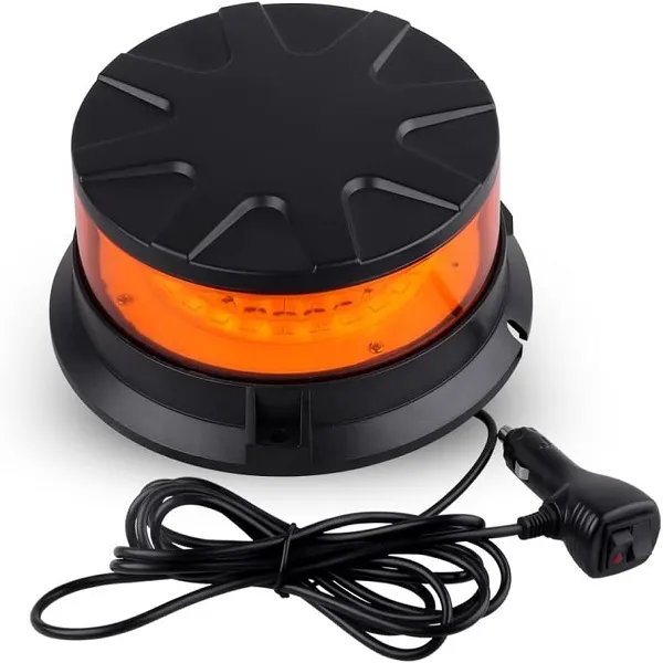 Magnitikos Faros Aytokinitoy 12-24V 14X5Cm Jn-2853-101 Portokali Fotismoy