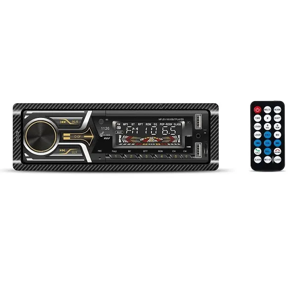 Radio Aytokinitoy 1Din Me Bluetooth Usb Sd Kai Tilecheiristirio 60W X4 Tp-1126