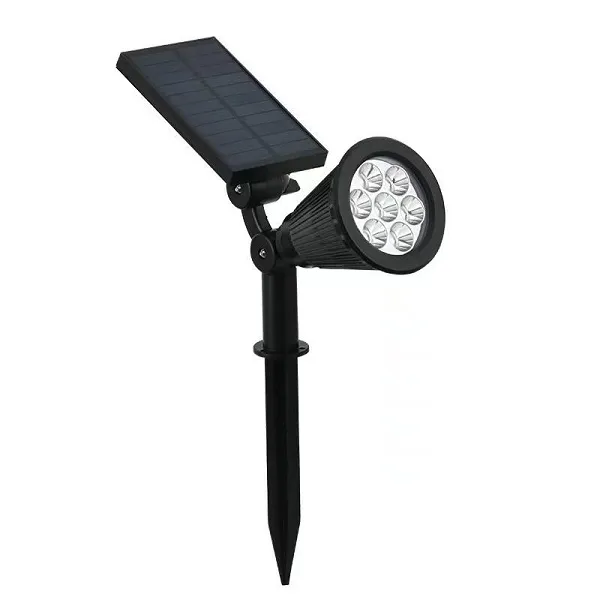 Προβολέας Καρφωτό Ηλιακό Φωτιστικό 7 LED 3W IP65 GF-7LED RGB