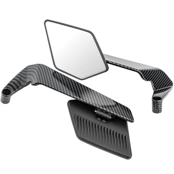 Set Kathreftes Opisthoporeias Motosikletas Carbon Style W17580-7