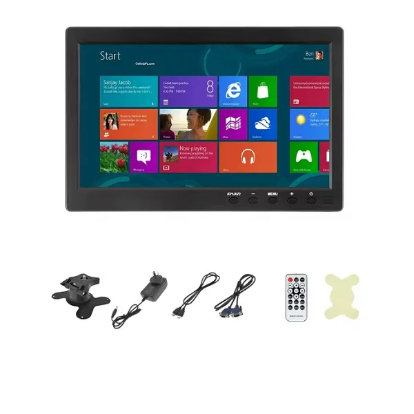 Foriti Othoni Aytokinitoy 10,1" Lcd 2 Kanalion Me Eisodo Vinteo Kai Icheio/Bnc/Avi/Hdmi/Vga Car1010Ah