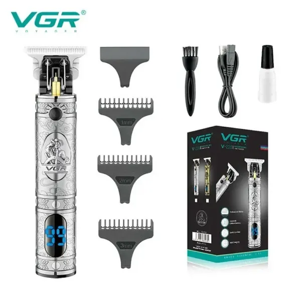 Epaggelmatiki Epanafortizomeni Koyreytiki – Xyristiki Michani Kai Trimmer Me Led V-228 Asimi
