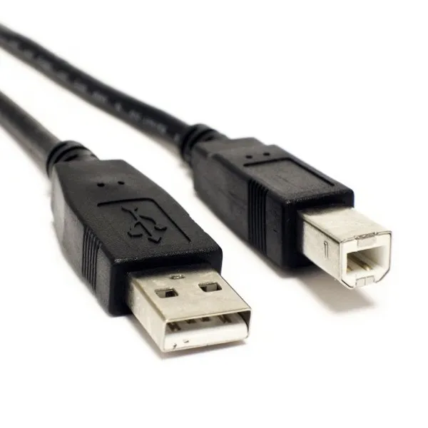 Καλώδιο Εκτυπωτή USB Black 1m YMX-USBM