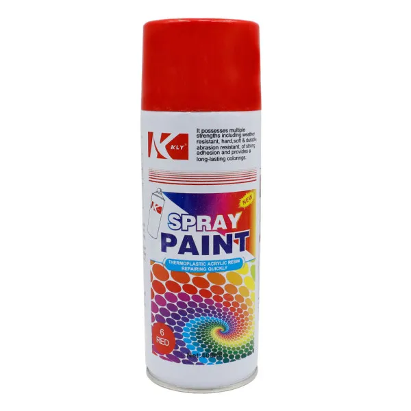 Σπρέι Βαφής Ακρυλικό με Γυαλιστερό Εφέ 200ml KLY-019-6 Κόκκινο