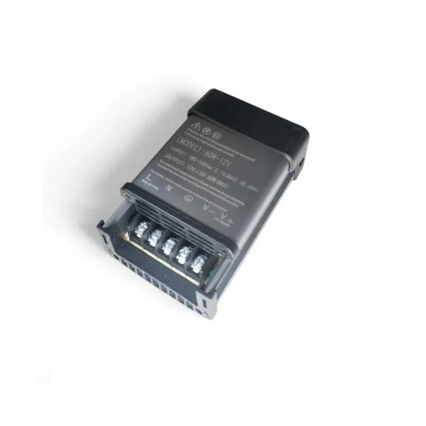 Αδιάβροχο Τροφοδοτικό LED12V 5A 60W A058