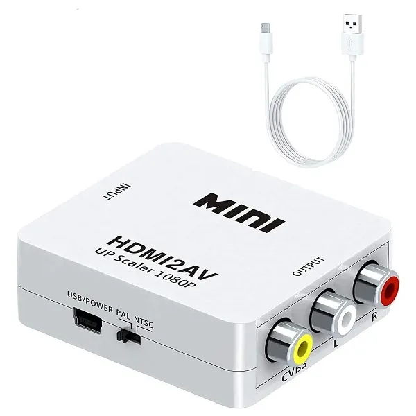Μετατροπέας HDMI σε CVBS/RCA/AV Upscaler 1080P A-005
